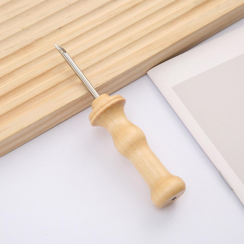 Embroidery Needle Wooden Handl - Embroidery Needle Pen avaliação e preço