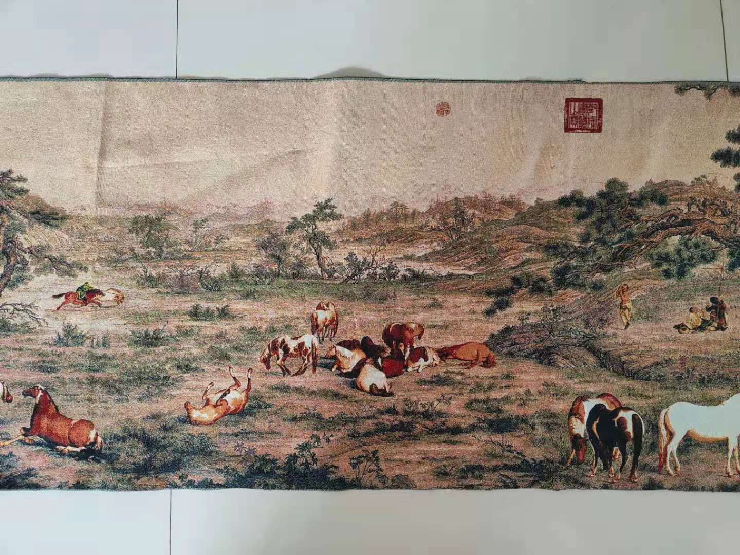5M Super size Chinese Folk Sil - Embroidery Horse avaliação e preço