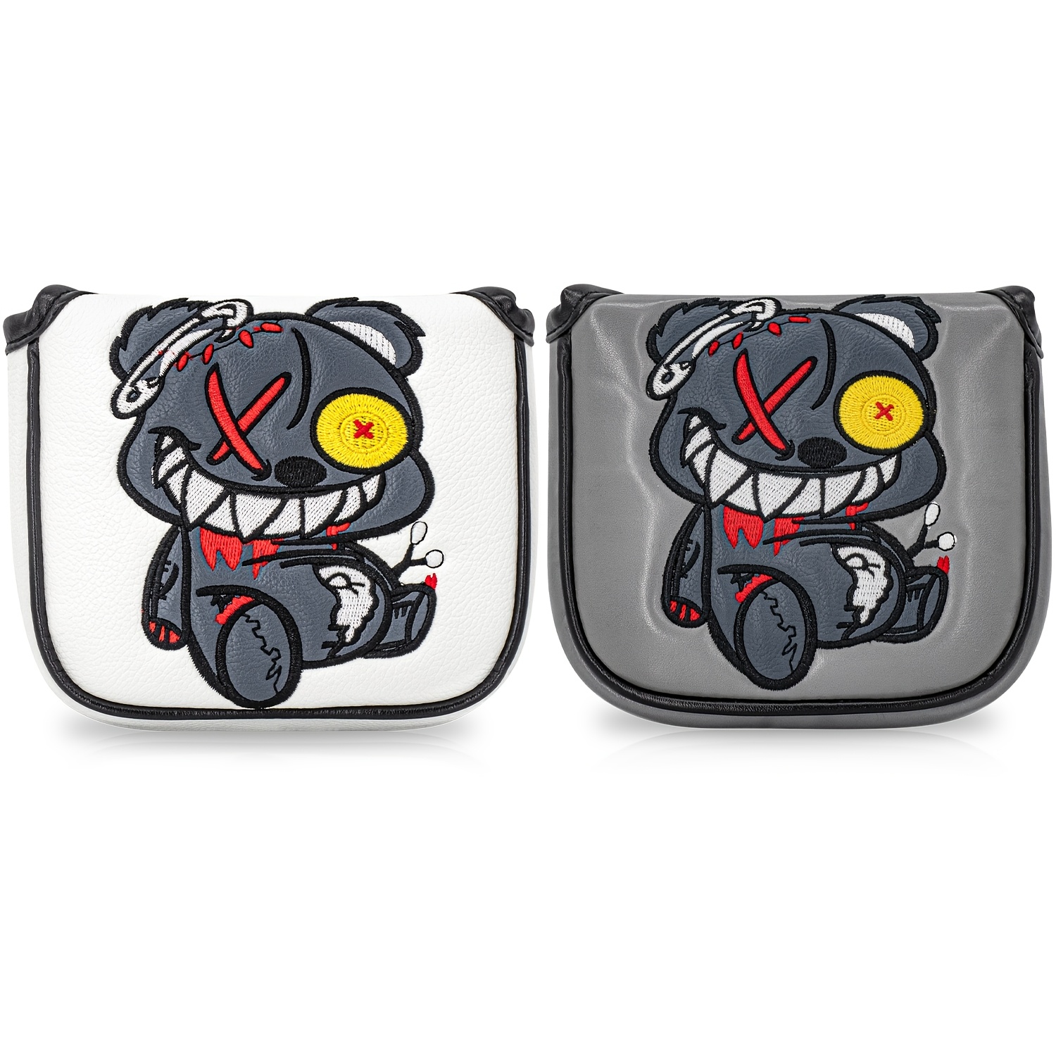 1pc Monocled Bear Design Golf  - Embroidery Design avaliação e preço