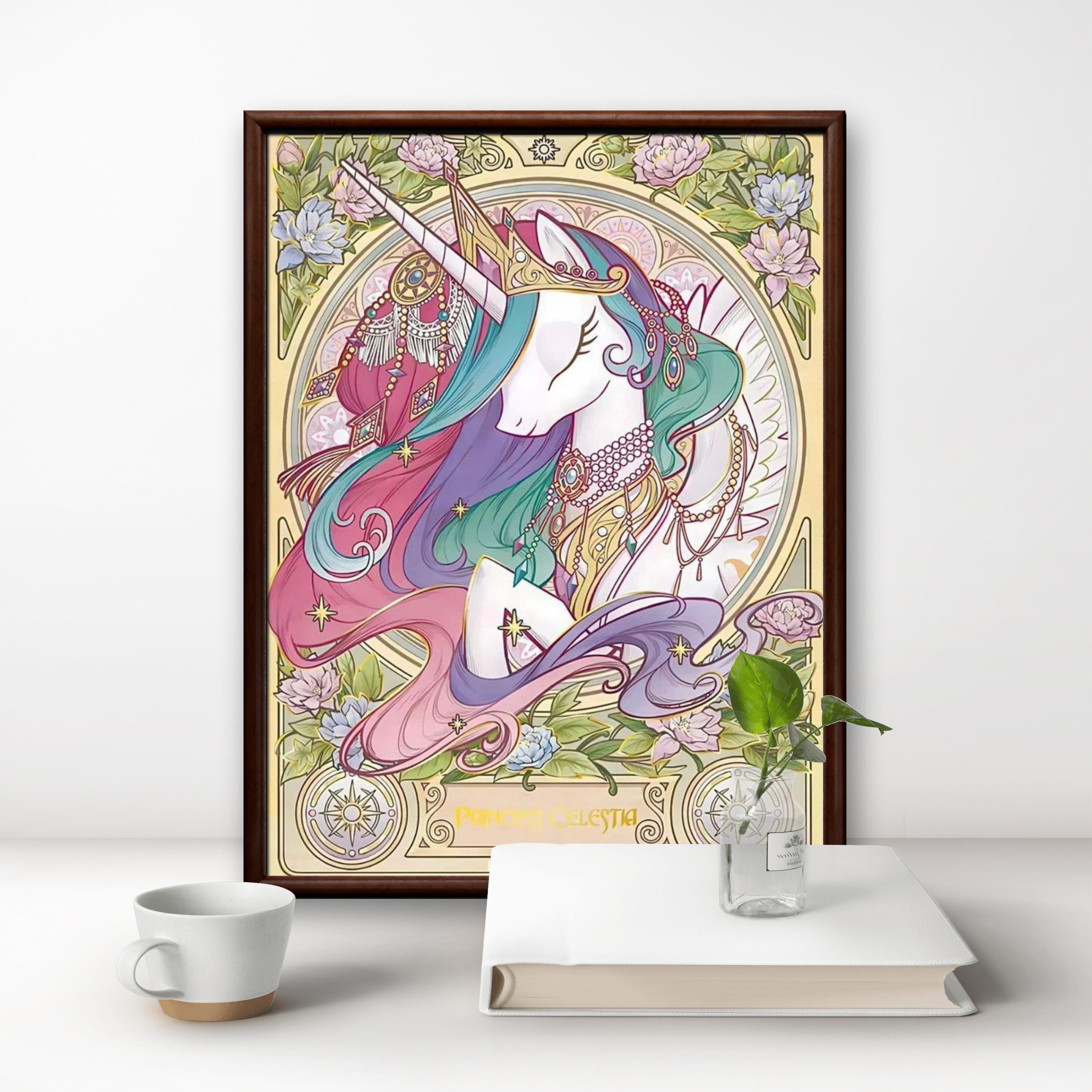Mucha style My Little Pony 5D  - Embroidery Unicorn avaliação e preço