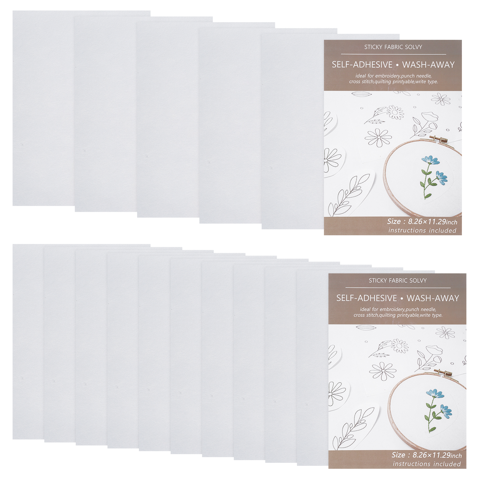 10/5Pcs Sticky Water Soluble E - Water Soluble Stabilizer avaliação e preço