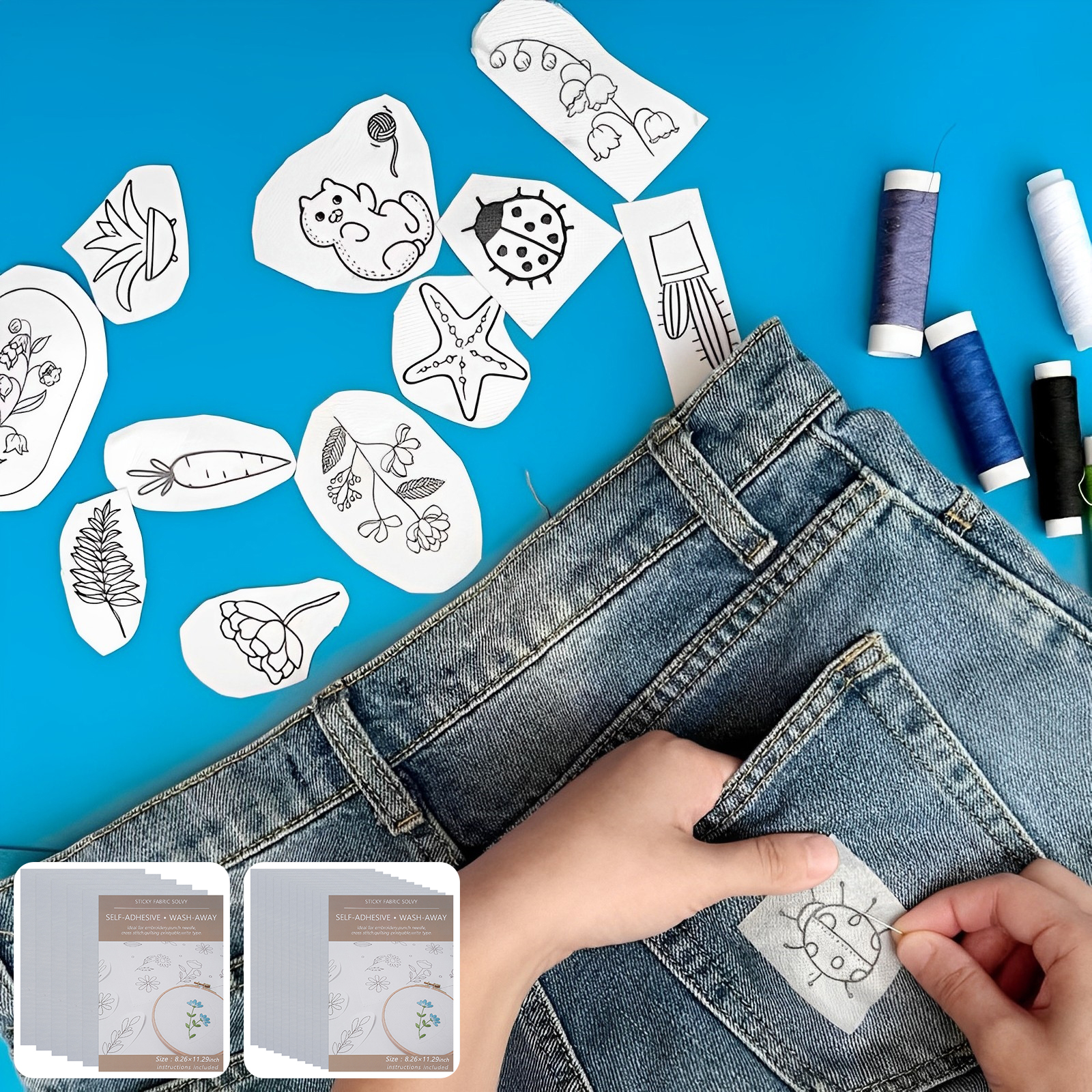 10/5Pcs Sticky Water Soluble E - Water Soluble Stabilizer avaliação e preço