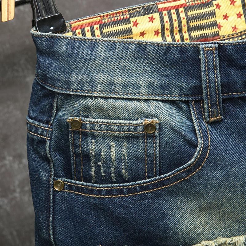 New European and American styl - Embroidery Jeans avaliação e preço