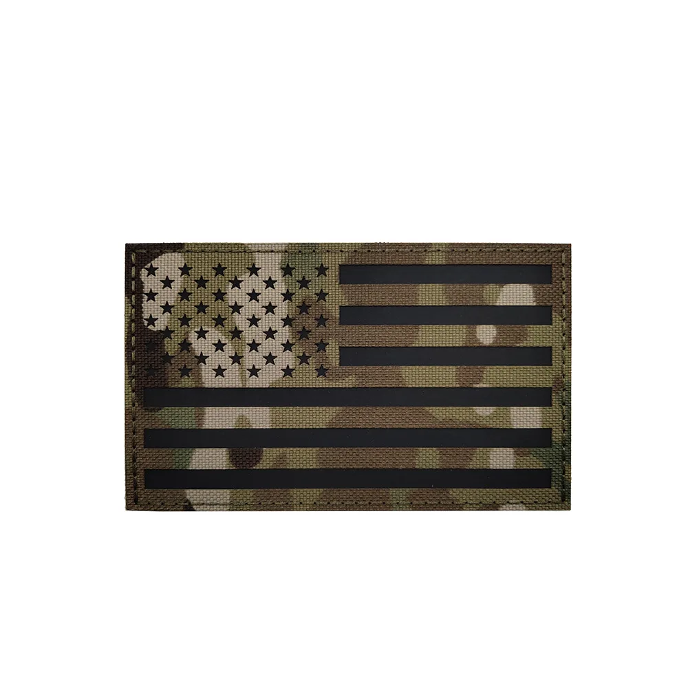 Reflective Flag Patches USA Sp - Embroidery Uk avaliação e preço