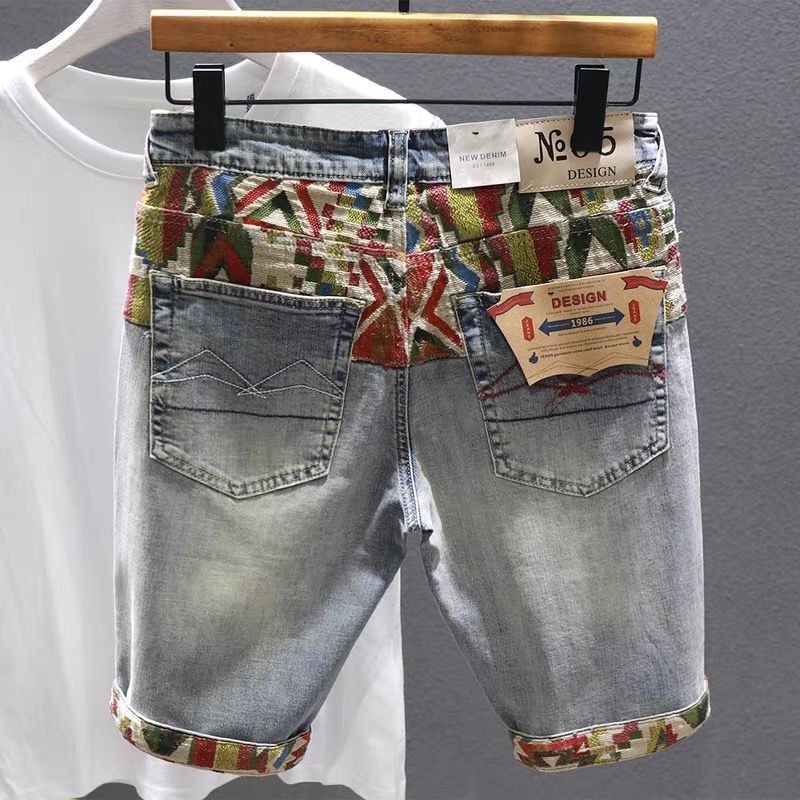 Man Denim Shorts Selvedge Mult - Embroidery Jeans avaliação e preço