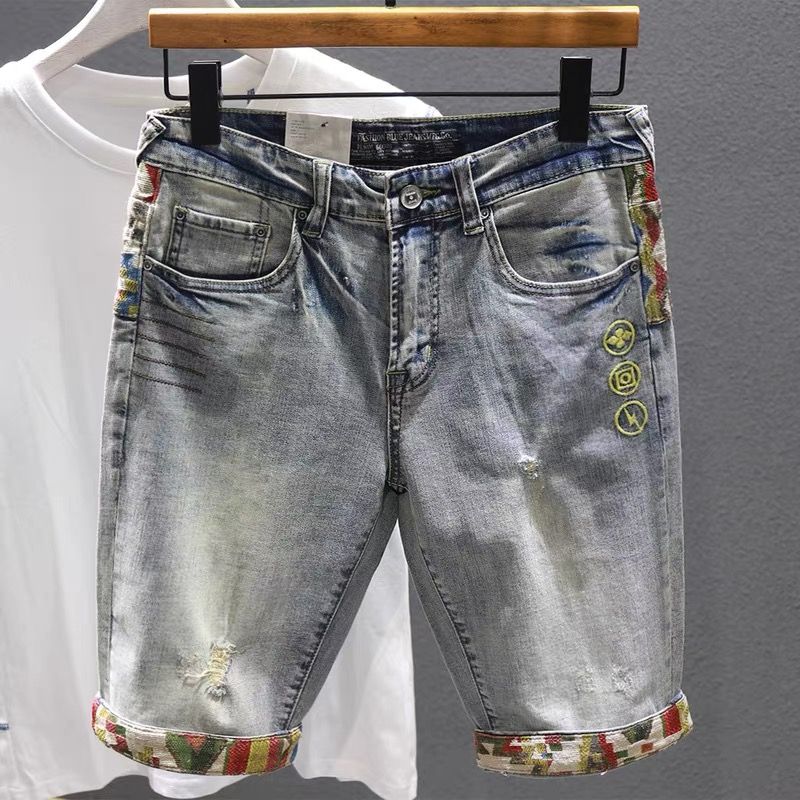 Man Denim Shorts Selvedge Mult - Embroidery Jeans avaliação e preço
