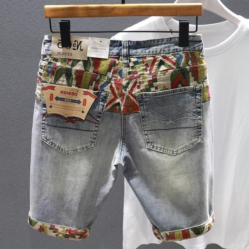 Man Denim Shorts Selvedge Mult - Embroidery Jeans avaliação e preço