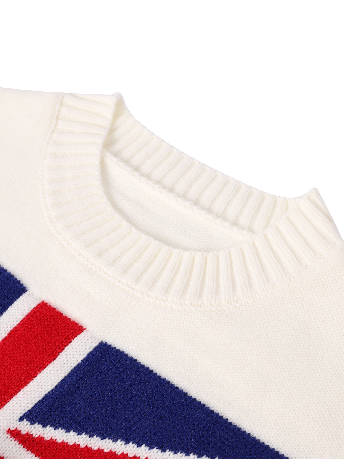 Women's White Oversized Knit S - Embroidery Uk avaliação e preço