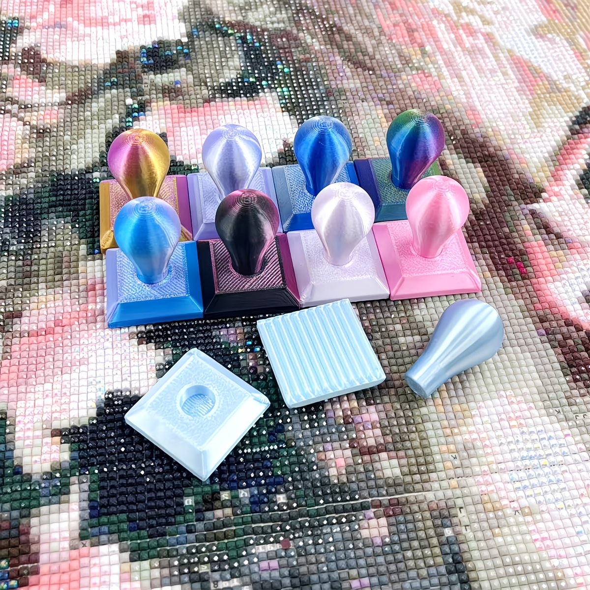 3D Printed Diamond Painting Ro - Embroidery Needle Pen avaliação e preço