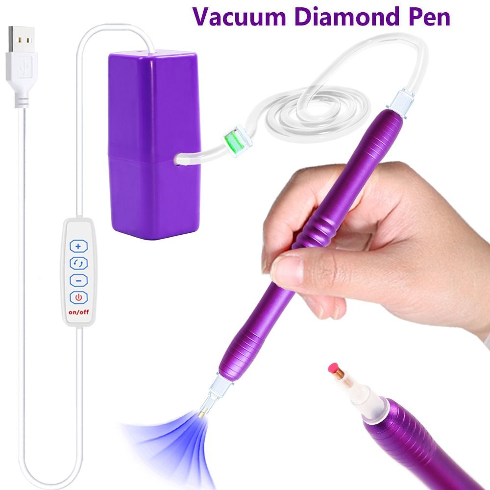 Electric Vacuum Diamond Painti - Embroidery Needle Pen avaliação e preço