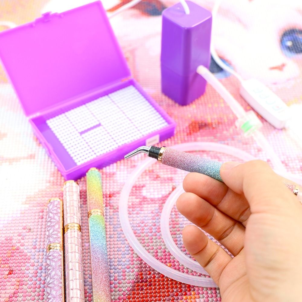Electric Vacuum Diamond Painti - Embroidery Needle Pen avaliação e preço