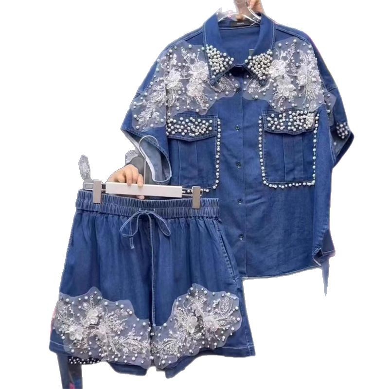 Women Diamonds Beaded Flowers  - Embroidery Jeans avaliação e preço