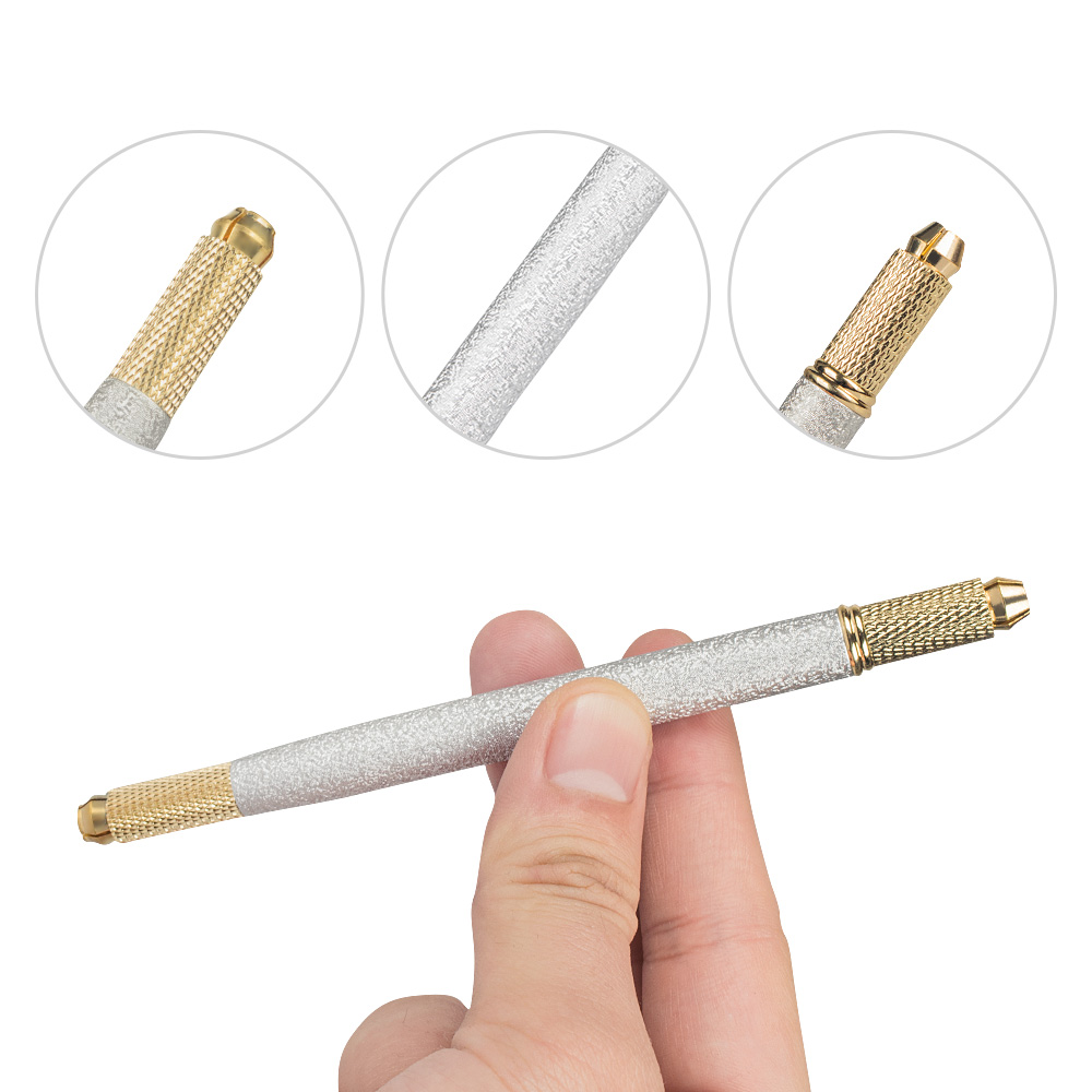 1pcs Microblading Double End M - Embroidery Needle Pen avaliação e preço